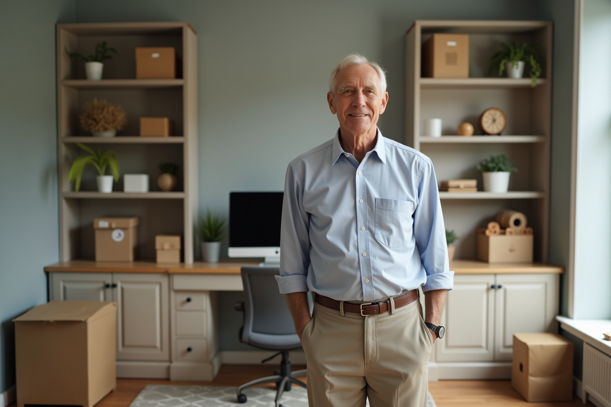 Homme debout près d