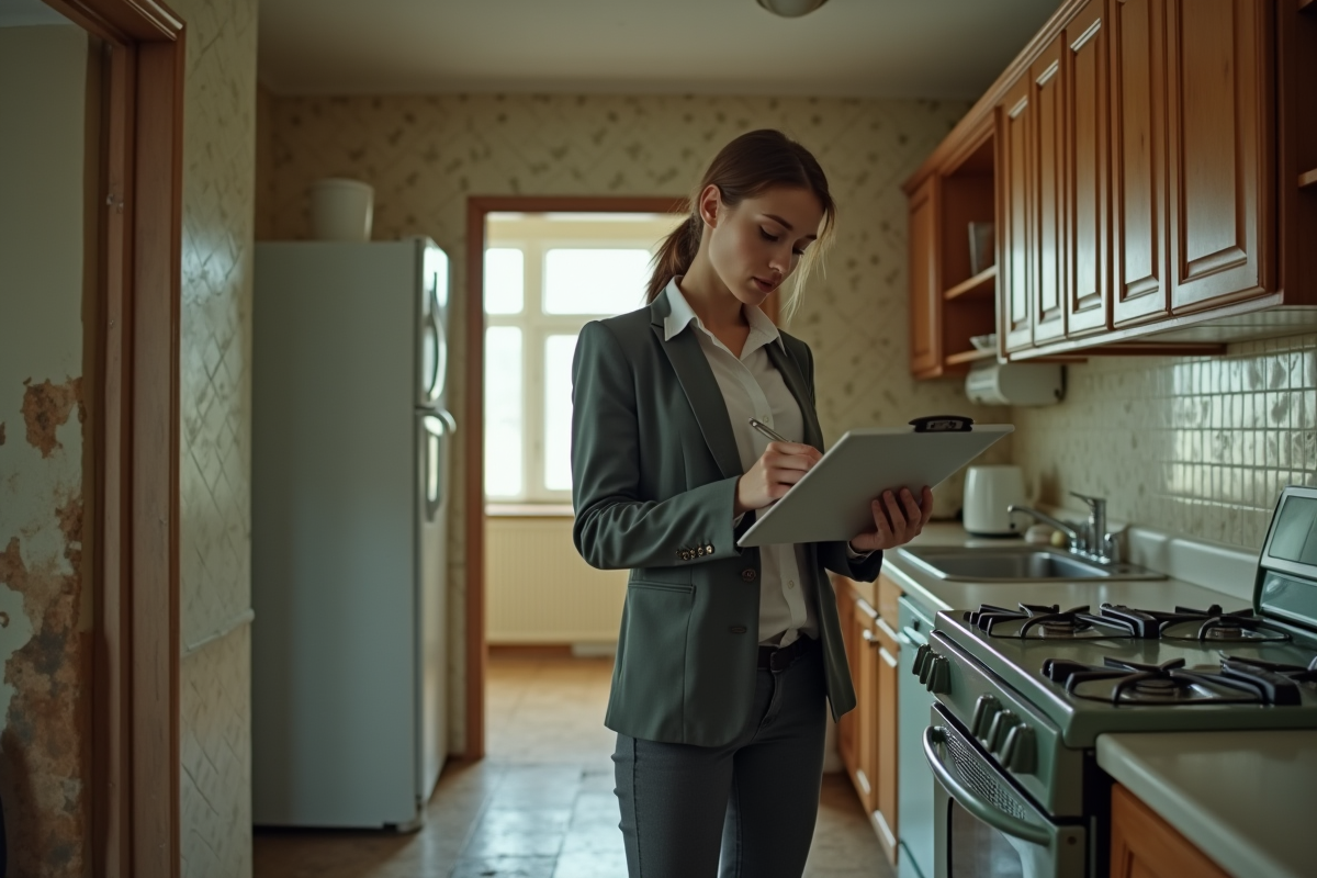 Jeune femme en tenue d